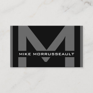 Moderne Monogramm-Visitenkarten Visitenkarte