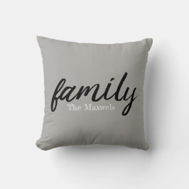 Moderne, monogrammatikalische Kissen der Bauernfam