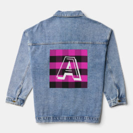 Moderne Monogramme Première veste de Denim personn