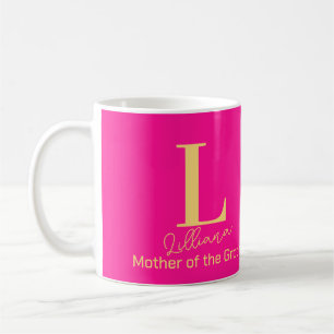 Moderne Monogrammmutter Kaffeetasse