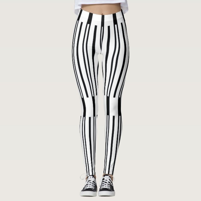 Moderne Monostreifen-Leggings Leggings (Vorderseite)