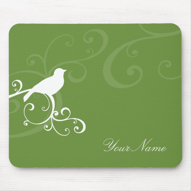 MODERNE MOUSEPAD: Whimsicalbird 2 Mousepad (Vorne)