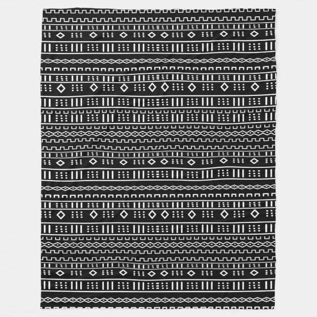 Moderne Mudcloth Decke (Vorderseite)