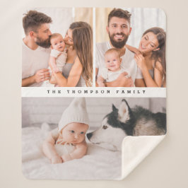 Moderne Multi-Foto-Personalisierte Einfache Zuhaus Sherpadecke