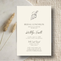 Moderne Muschel Beach Ocean Wedding Bridal Luncheo