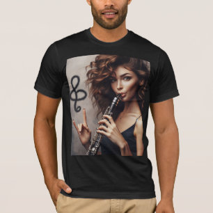 Moderne Musikerklassenszene T-Shirt