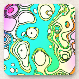 Moderne Muster Art Design Getränkeuntersetzer