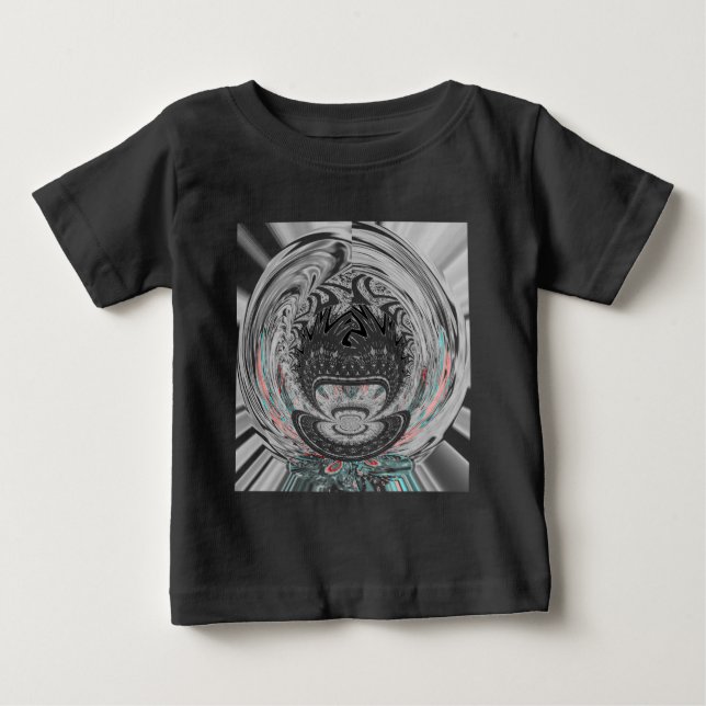 Moderne Muster der urbanen Flora Baby T-shirt (Vorderseite)