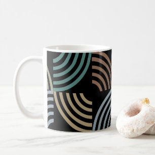 Moderne Muster im stilvollen Design - Geometrische Kaffeetasse