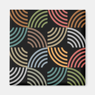 Moderne Muster im stilvollen Design - Geometrische Magnet