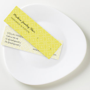 Moderne Muster-Ohrring-Karten mit lebendiger Anzei