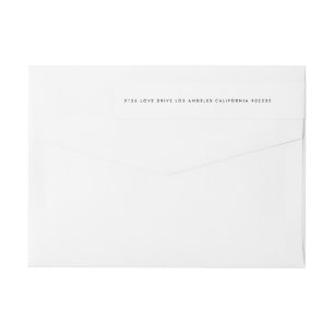 Moderne, mutige Big Monogram Elegante Hochzeit