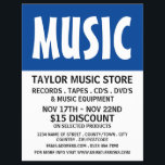 Moderne mutige Musik-Store-Werbung Flyer<br><div class="desc">Moderne,  mutige,  Music Store Werbung Flyer vom Business Card Store.</div>