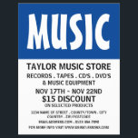 Moderne mutige Musik-Store-Werbung Flyer<br><div class="desc">Moderne,  mutige,  Music Store Werbung Flyer vom Business Card Store.</div>