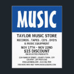 Moderne mutige Musik-Store-Werbung Flyer<br><div class="desc">Moderne,  mutige,  Music Store Werbung Flyer vom Business Card Store.</div>