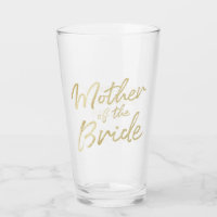 Moderne Mutter der Bride Gold Script Typografie