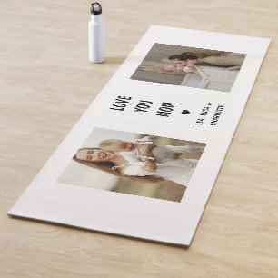 Moderne Mutter Foto Selbstfürsorge-Geschenk Yogamatte