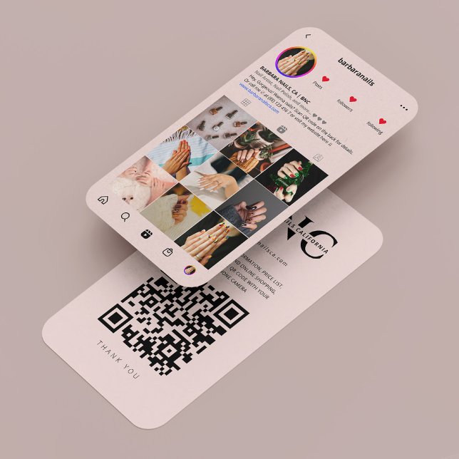 Moderne Nail Tech Lash Stylist Pink Business Card Telefonnummerkarte (Modern Nail Tech Lash Stylist Pink Business Card
)
