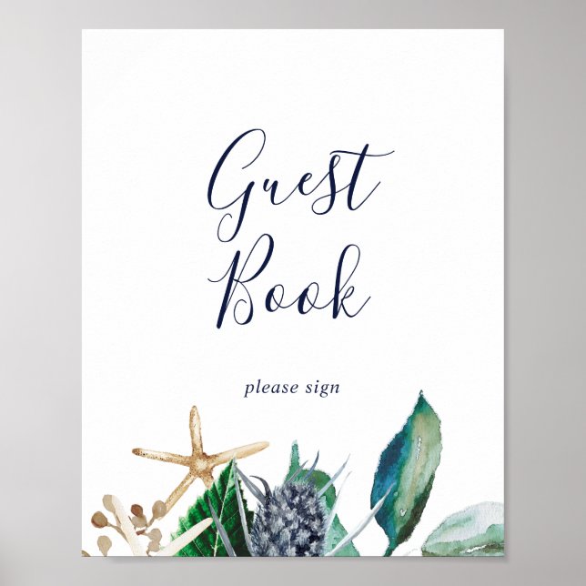 Moderne Naissance | Signe du livre d'or de verdure (Devant)