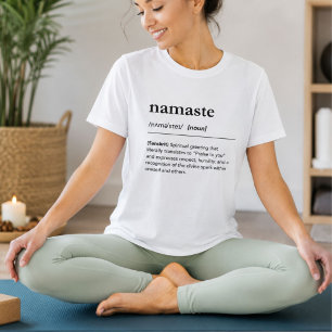 Moderne Namaste Meditation Yoga Spiritualität T-Shirt