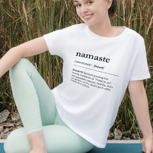 Moderne Namaste Meditation Yoga Spirituell T-Shirt