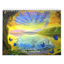 Moderne Naturlandschaft Floral 2021 Mauer