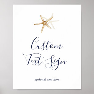 Moderne Nautical Cards & Geschenke für benutzerdef Poster