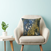 Moderne Navy Blue Black Gold Abstrakte Kunst