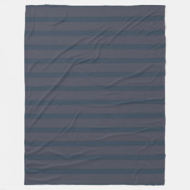 Moderne Navy Blue Pflaume gestreift Fleecedecke