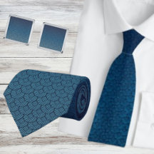 Moderne Navy-Teal-Geometric-Ombre