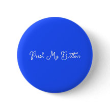 Moderne Neon Massive Blaue Anpassbare Runde
