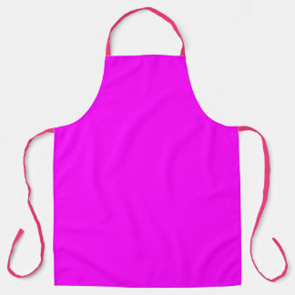 Moderne Neon Pink Magenta All-over Print-Schürze Schürze