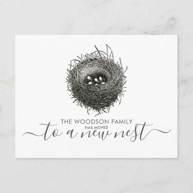 Moderne Nest-Bewegung Ankündigung Änderung der Adr (Vorderseite)