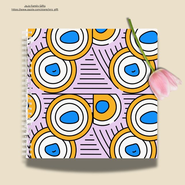 Moderne niedliche abstrakte Kunstwerke in lila Bla Notizbuch (Elegant purple background with abstract pattern.)