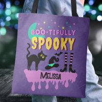 Moderne Niedliche Boo-gezaubert-Spooky-Tote-Tasche