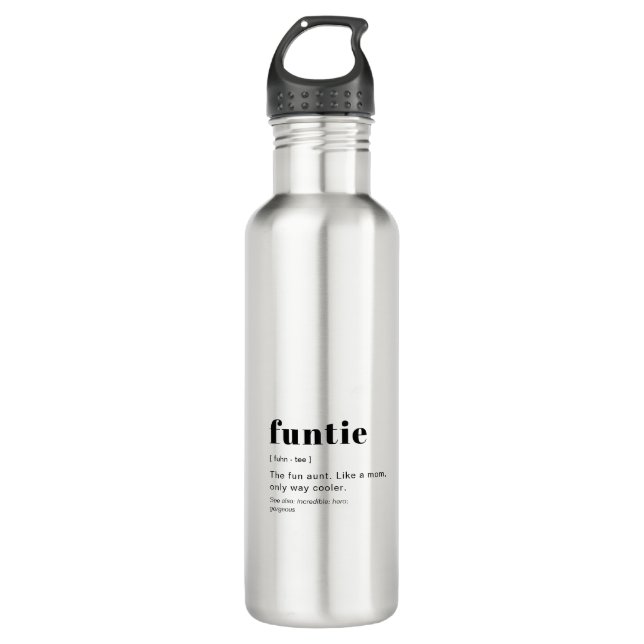 Moderne Niedliche Definition Edelstahlflasche (Vorderseite)