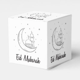 Moderne Niedliche Eid Mubarak Eid Goodie Gefallen  Geschenkschachtel