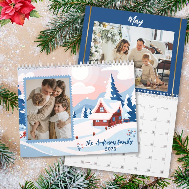 Moderne niedliche Familienfotos 2025 Kalender (Von Creator hochgeladen)