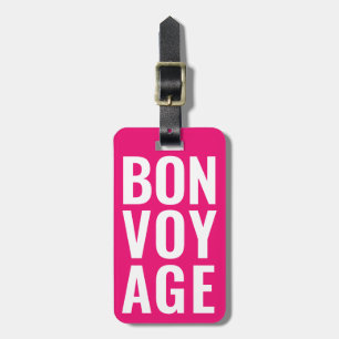 Moderne Niedliche Funny Bold bon Reise Neon Hot Pi Gepäckanhänger