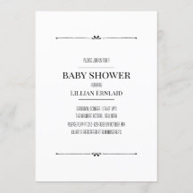 Moderne niedliche, geschlechtsneutrale Babydusche