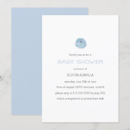 Moderne niedliche, geschlechtsneutrale Babydusche Einladung