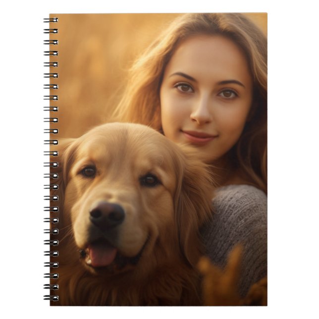Moderne Niedliche Golden Retriever Beste Hunde-Mam Notizblock (Vorderseite)