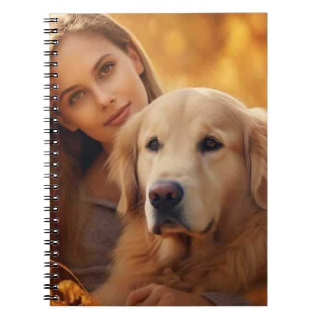 Moderne Niedliche Golden Retriever Beste Hunde-Mam Notizblock (Vorderseite)