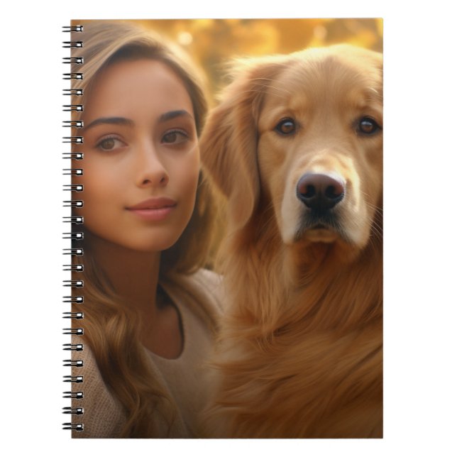 Moderne Niedliche Golden Retriever Beste Hunde-Mam Notizblock (Vorderseite)