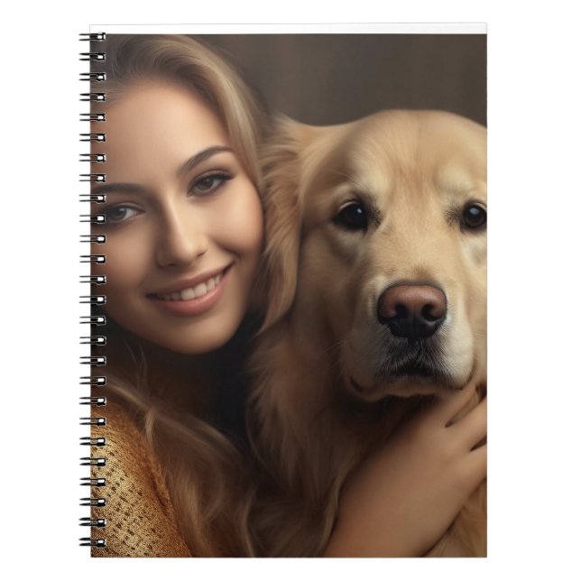 Moderne Niedliche Golden Retriever Beste Hunde-Mam Notizblock (Vorderseite)