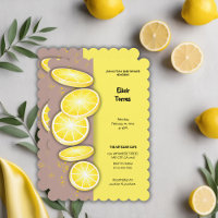 Moderne Niedliche Lemon Slice Sprinkle Babydusche
