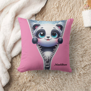 Moderne Niedliche Panda Kids Personalisieren Kissen