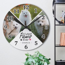 Moderne Niedliche Paws je Familie Hundfoto Collage