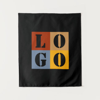 Moderne Niedliche Personalisierte Geschenke Schwar Wandteppich