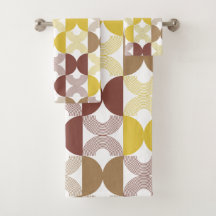 Moderne niedliche Retromuster Arch Line Kunst